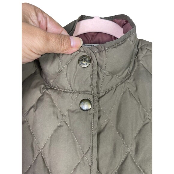 Eddie Bauer Vest Womens Small P Brown Premium Goose Down Puffer Quilted Pockets - Picture 4 of 13